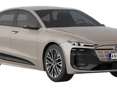 Audi A6 Sportback e-tron 2025 3D model