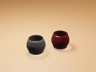 PORCELAIN OBJECT Free low-poly 3D model