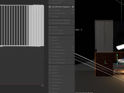 Modern Harmony - Dual Vanity Bath Set for cinema 4d Free low-poly 3D model