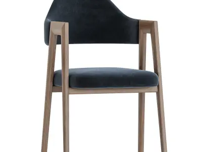 luxury dining chair 3D model
