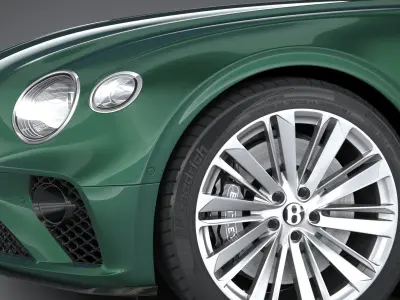Bentley Continetal GT Speed 2022 3D model