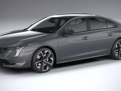 Peugeot 508 2023 3D model