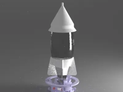WATER ROCKET ASSEMBLY 3D print model