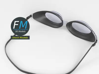 Swim goggles 3D model