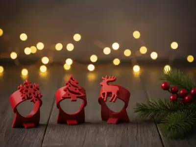 Christmas Napkin Holders 3D print model