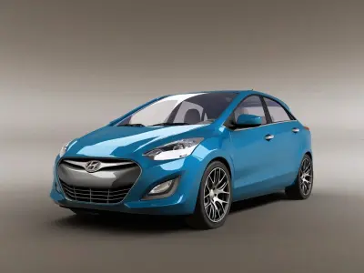 Hyundai i30 2012 3D model
