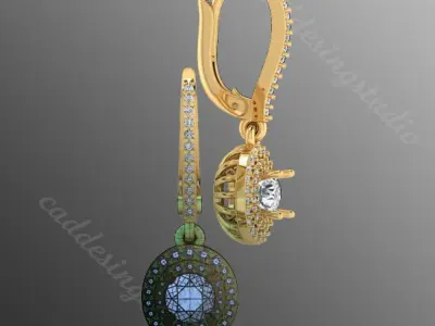 Earrings sm8 3D print model