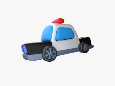 Police Car 3D model