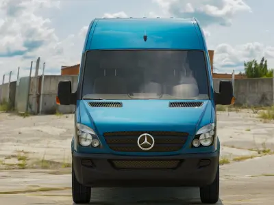 benz-sprinter mercedes-benz sprinter van 3D model