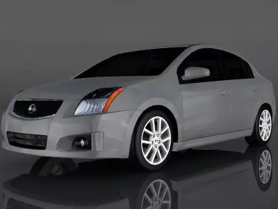 Nissan Sentra SE-R Low-poly 3D model