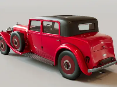 BENTLEY  CAR 1931 model 3D model