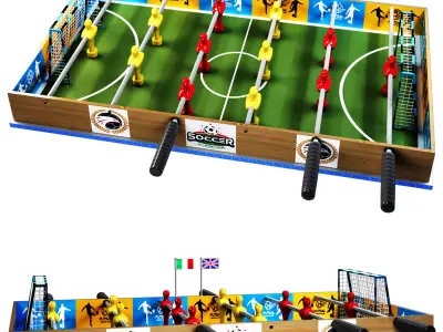 Foosball Free 3D model