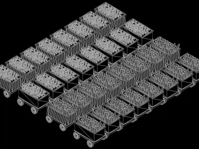 Editing Low Poly Mining Camp Modular Asset Pack Low-poly 3D model