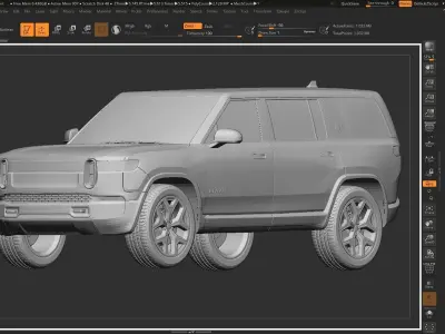 Rivian R1S 3D MODEL 3D model