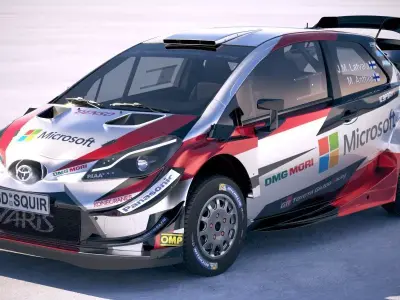 Toyota Yaris WRC 2018 3D model