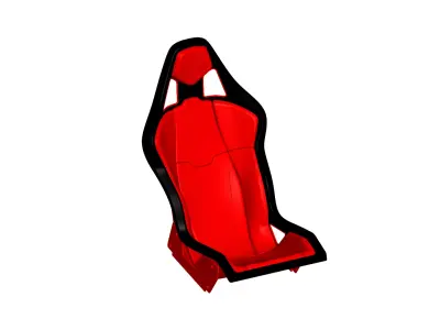 Racing seat 3D model