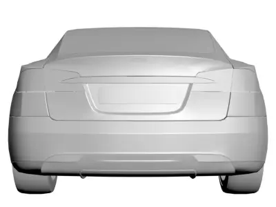 Luxury sports car 3D model