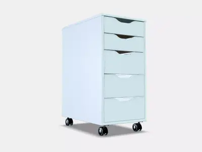 ALEX Drawer unit on castors 3D model
