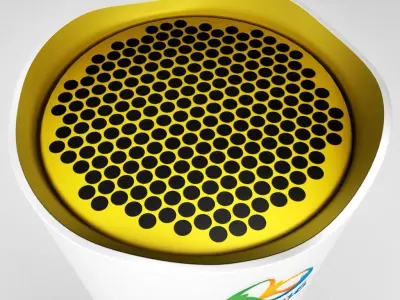 Rio 2016 Olympic Games Torch low poly Low-poly 3D model