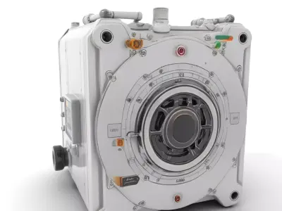 Futuristic Industrial Machine model pack Low-poly 3D model