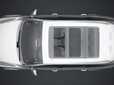 Audi Q7 2010 Low-poly 3D model