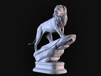 Lion the King 3D print model