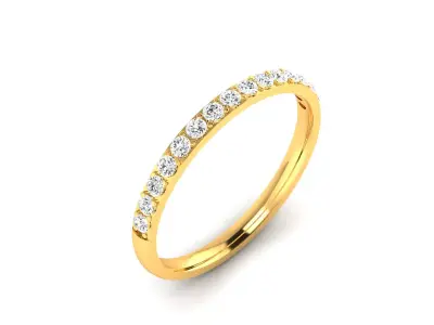 Solitaire Ring 3DM STL OBJ FBX Render Details 3D print model order