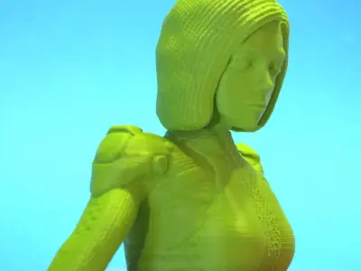 Alita battle angel bust version 3D print model