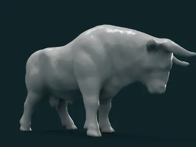 Bull 3D Model 3D model