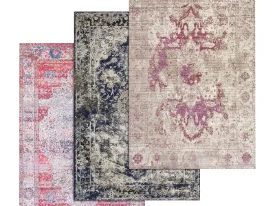 Rug Set 1654 3D model