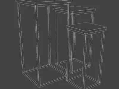 Flowerpot stands 3D model