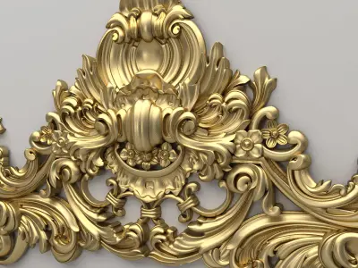 Carved Decor 3D model