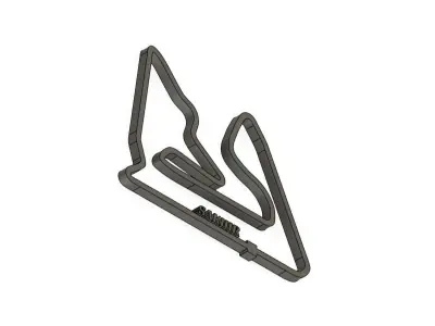 Sakhir F1 Racing Track 2025 3D print model