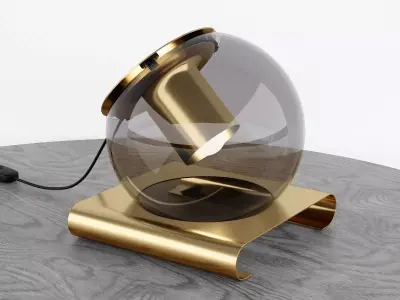 The Globe Table Lamp Free 3D model