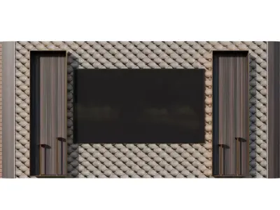 Interior Wall Design 3D Model Low-poly 3D model