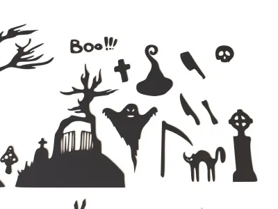 Halloween decor 3D print model