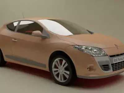 Renault Megane III coupe 3D model