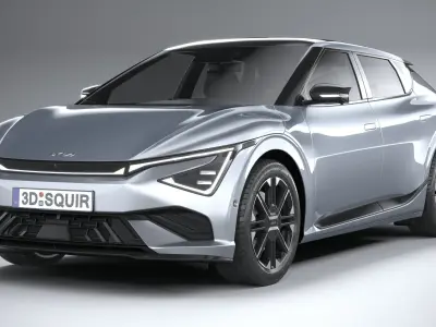 Kia EV6 2025 3D model