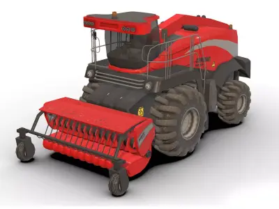 Combine Truck Low-poly 3D model