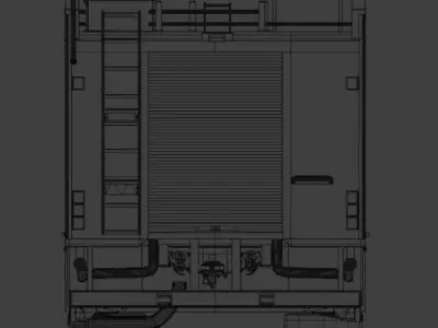 Metz Aufbau  LF 16  12 3D model