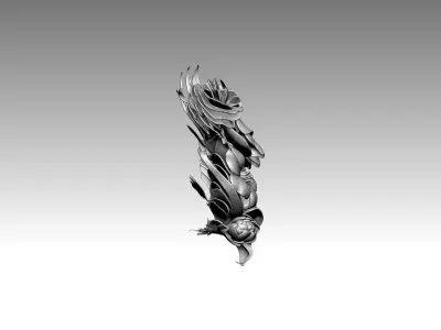 Flowers set  3D print model
