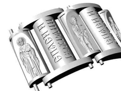  the Saints bracelet 3D print model