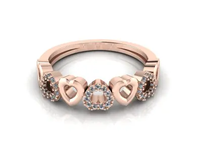 Jewelry Diamond Ring 3D print model buy