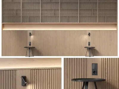 Headboard RJ Easy Design 07 3D model