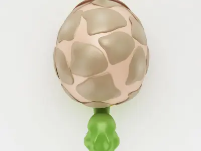 Tortoise 3d model 2 toy turtle 3D model