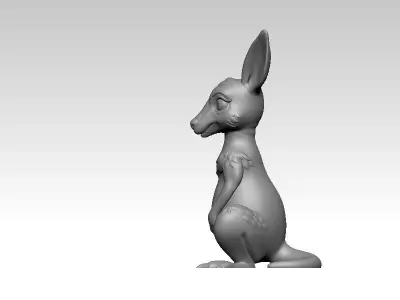 Kawaii Kangaroo 3D print model