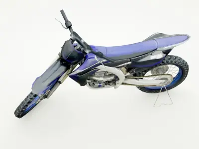 Yamaha YZ450F 2022 Low-poly 3D model