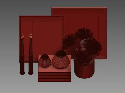 set728 chinese vase 3D model