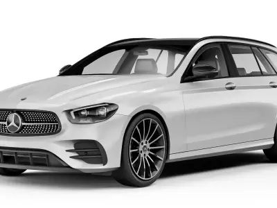 Mercedes-Benz E-Class Estate AMG Line 2022 3D model