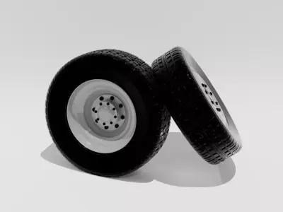 BUS TIRES 3D model